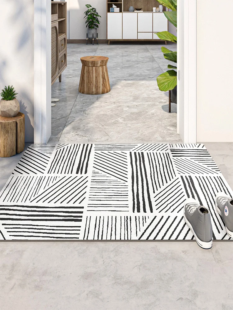 

Floor mat household can be cut and washed. Household outdoor doormat leather bathroom door washing PVC blanket