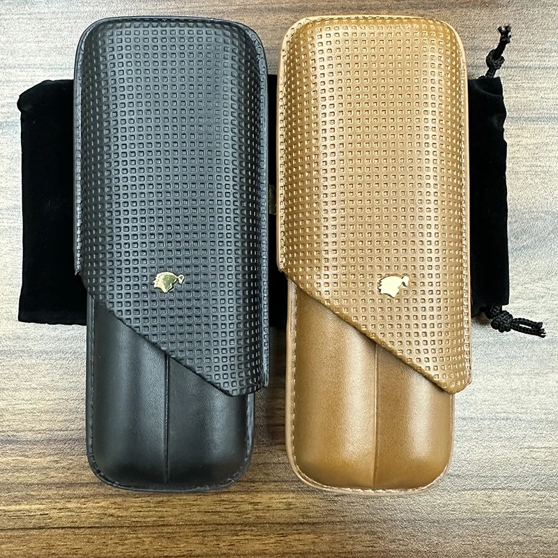 Лидер продаж Кожаные Дорожные портсигары Классический портсигар хьюмидор для