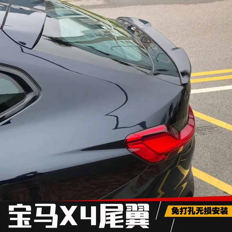 

For BMW X4 G02 2019 2020 Spoiler ABS Car Tail Wing Decoration Auto Accessories