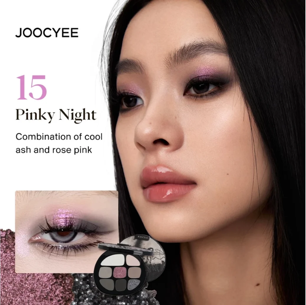 Фото Палитра теней для век JOOCYEE EYESHADOW, высокопигментированная, с бриллиантовым блеском, водостойкая, стойкая, матовая, косметика для макияжа №4