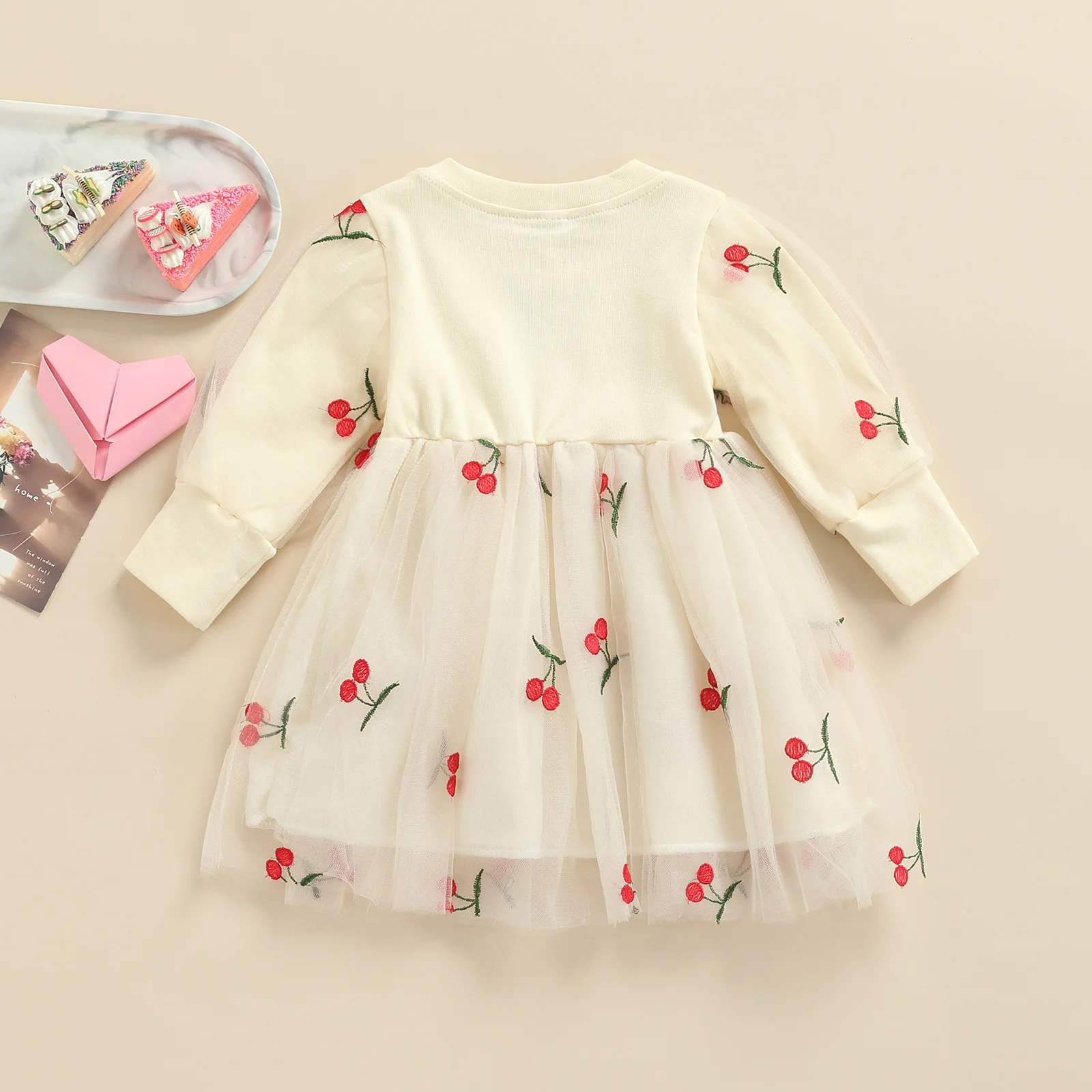 Одежда для маленьких девочек платья с длинным рукавом платья-пачки из тюля