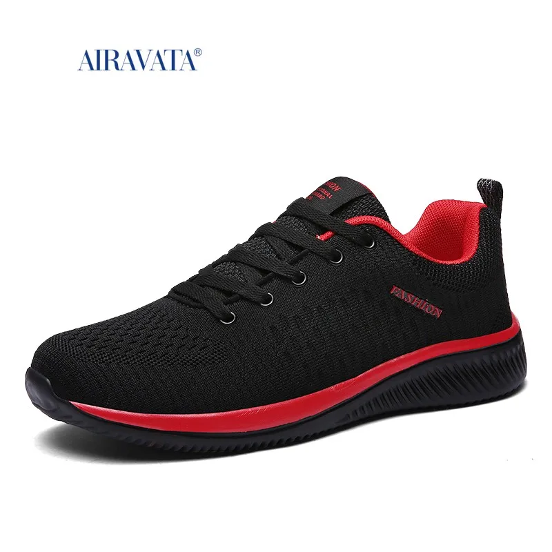 Casual Sneakers Men's Running Shoes Knitted Comfortable Tenis Feminino Lightweight Tenis Masculino Lace-up
