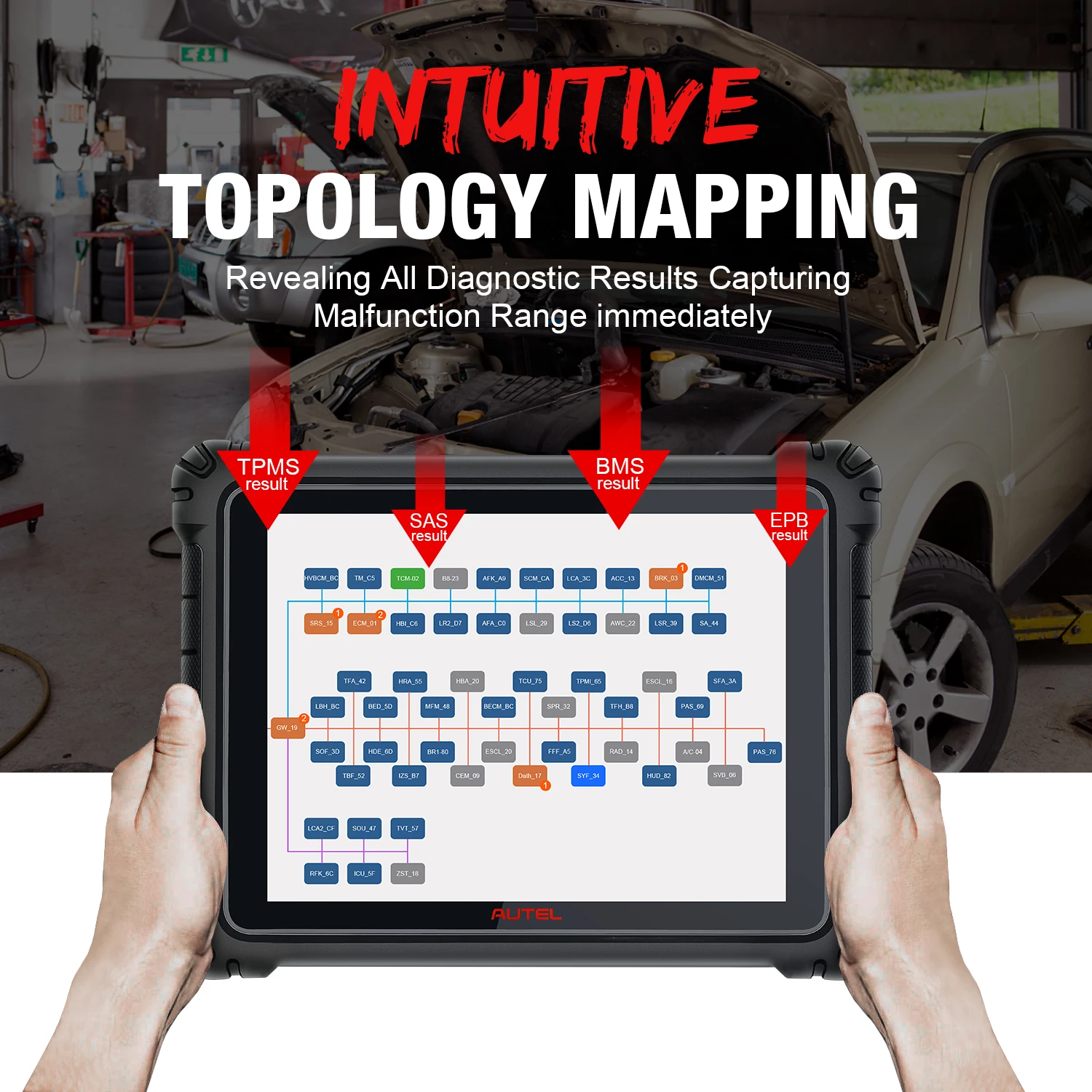 Autel MaxiSys ультра Интеллектуальный OBD2/CAN двунаправленный Двойной Wi-Fi