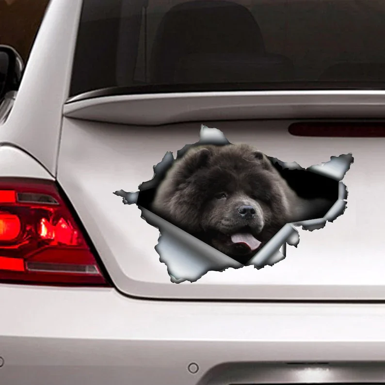 

Chow Chow sticker , Vinyl decal, car decoration, Chow Chow decal, dog sticker, dog decal