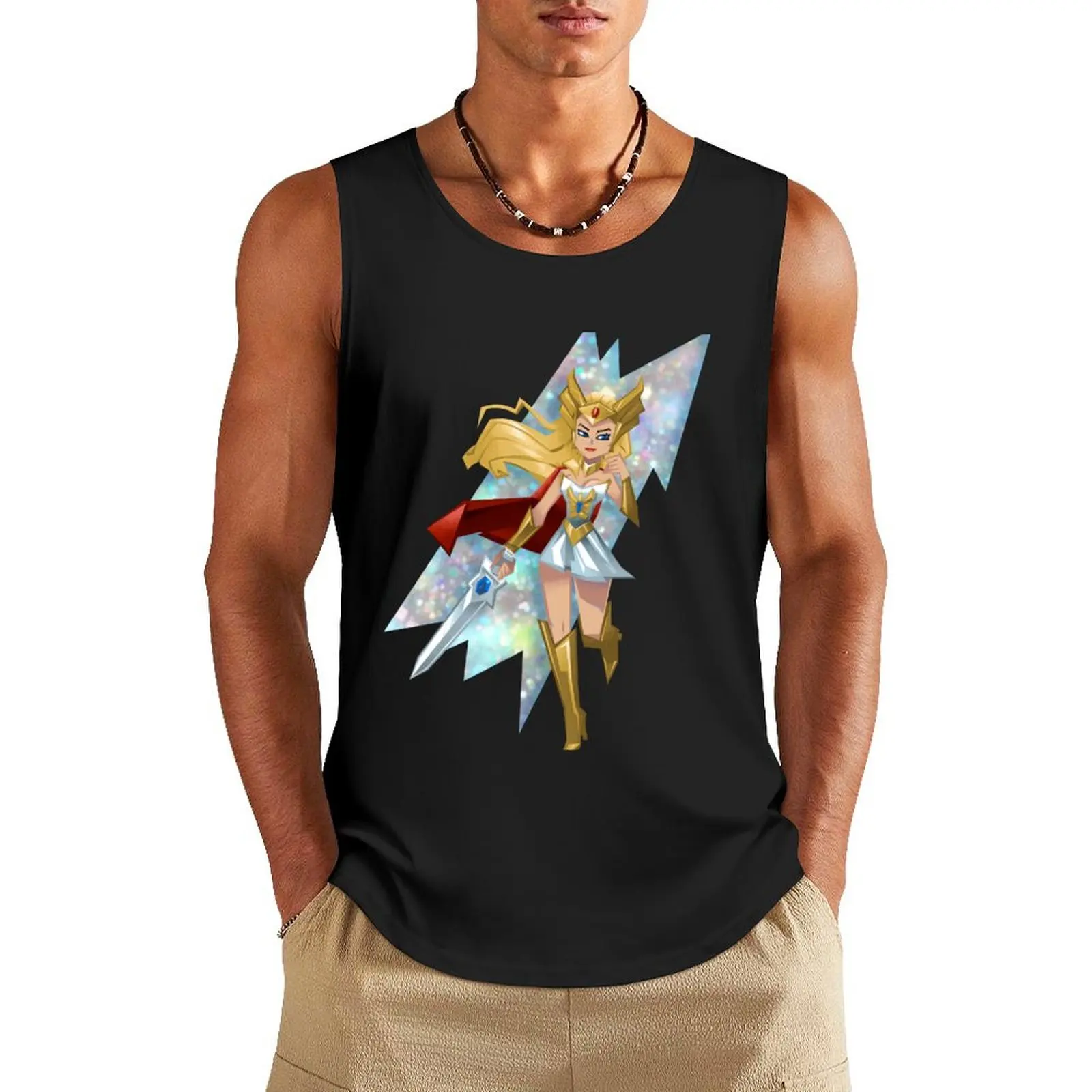 Майка She-Ra Smoosh мужские футболки одежда для спортзала без рукавов мужчин