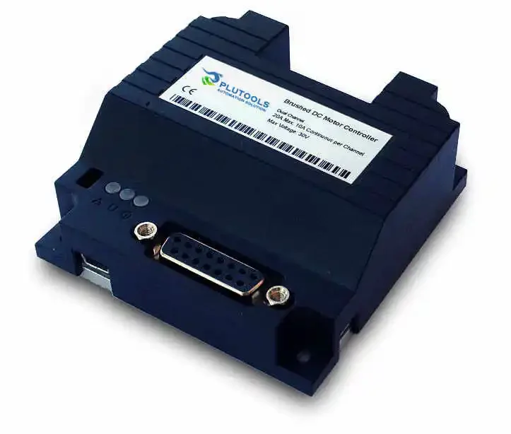 Щеточный контроллер двигателя постоянного тока Plutools двухканальный 2x20A 60 в USB CAN 8