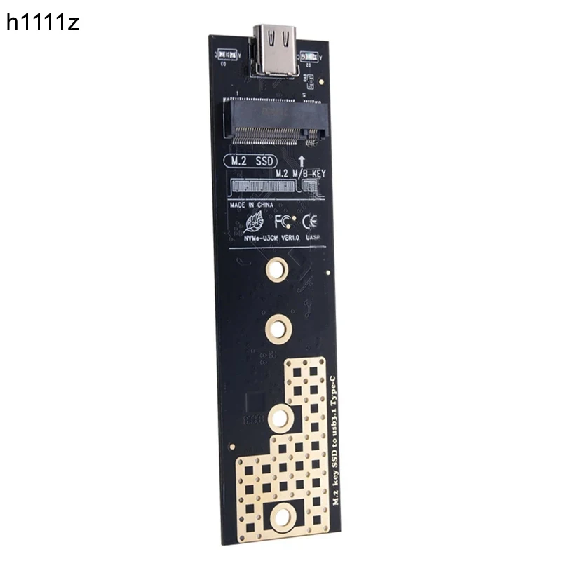 

Адаптер SSD M.2 SATA/NVME SSD на USB 3,1 Тип C, переходная плата M/B + M Key, двойной протокол RTL9210B 10 ГБ для 2230-2280 M2 SSD