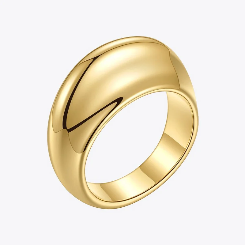 

ENFASHION Irregular Ring For Women Gold Color Fashion Jewelry Stainless Steel Gothic Rings 2021 Christmas Anillos Mujer R214131