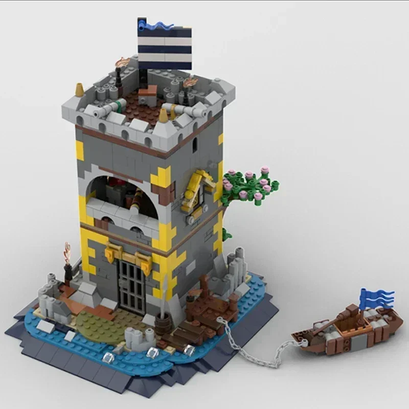 Средневековый замок модель Moc строительные кирпичи императорская крепость