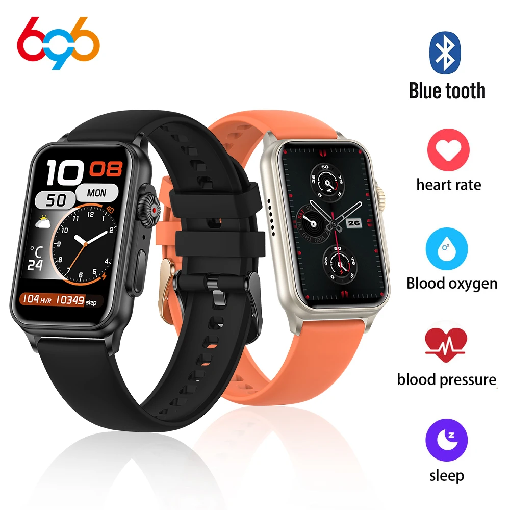

Men Women New 1.57 Inch 120+ Sport Modes Smart Watch Heart Rate Sleep Monitor Waterproof Music Blue Tooth Call 2023 Smartwatch