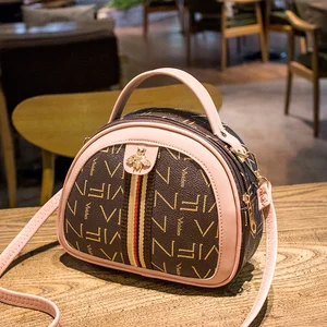 Image for Women's strap bag, new bee print handbag, famous m 