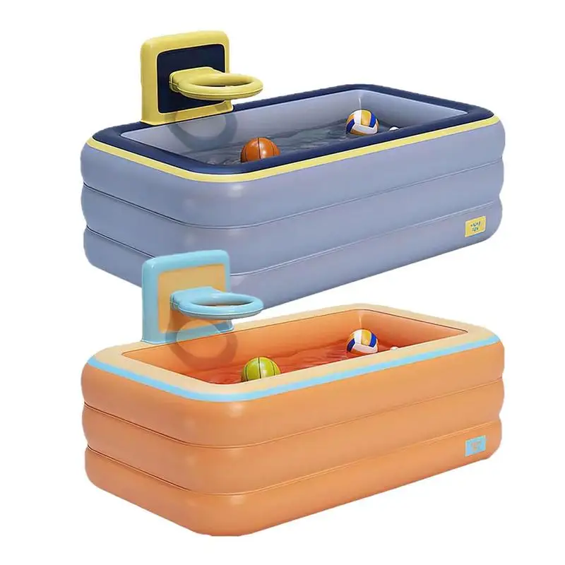 

Blow Up Pool Thickened Foldable Above Ground Inflatable Kids Pools Inflatable Pool Kids Pools Pool For Garden Outdoor Family
