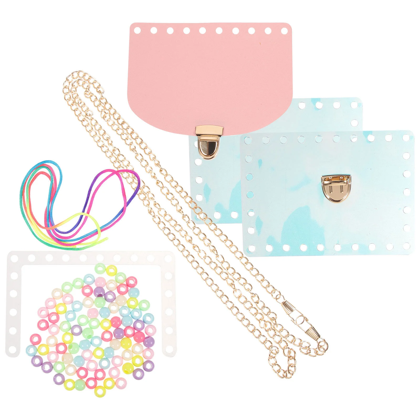 Mini Accessories Crafts Handbag Making All Beginner Handmade Beads DIY For Gift Material Metal Crossbody Kit Shoulder Accessory