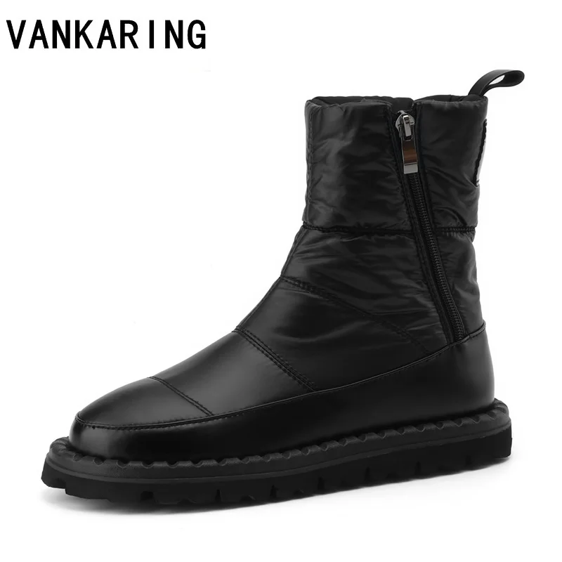 

Классические австралийские ботинки, женские зимние ботинки, кожаные и пуховые ботильоны на плоской подошве, теплые ботинки, женская Повседневная Уличная обувь botas mujer