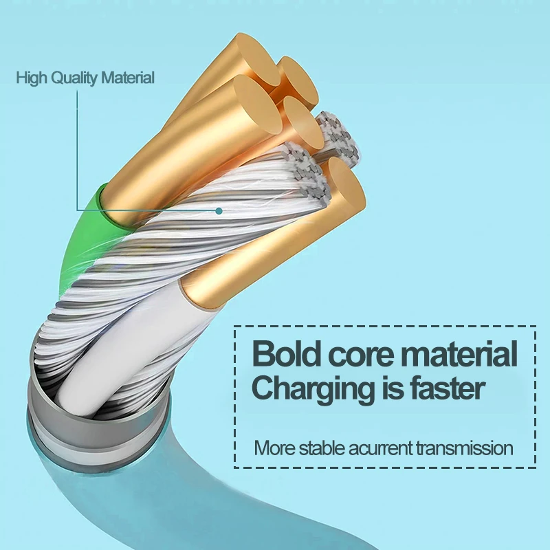 Кабель для быстрой зарядки 5 А Micro USB