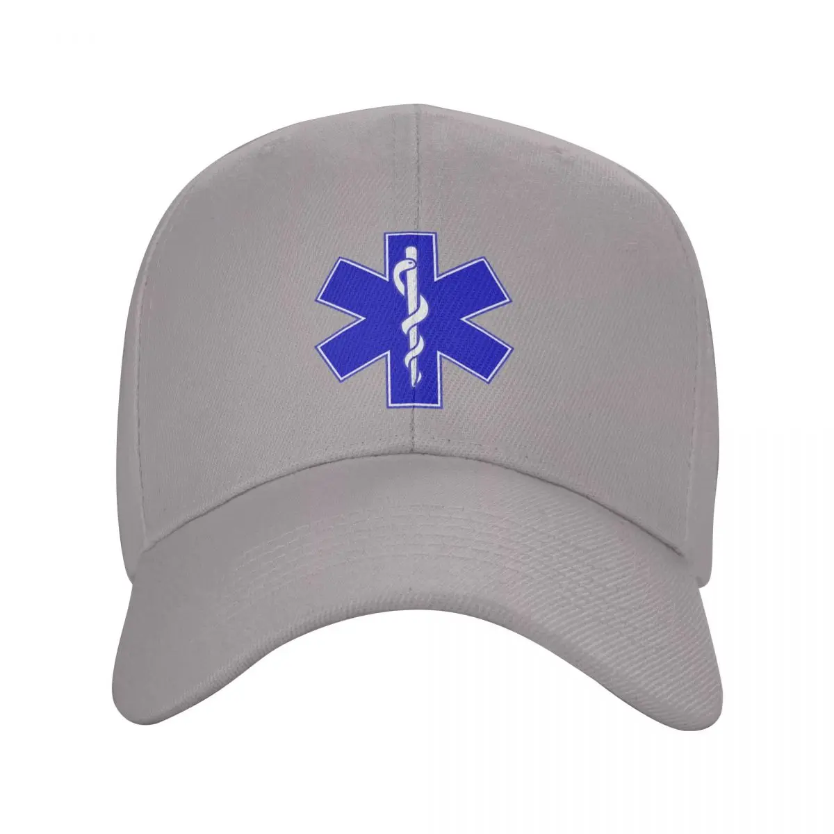 

Personalized Emt Star Of Life Baseball Cap Outdoor Women Men's Adjustable Paramedic Medic Dad Hat Autumn