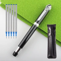 jinhao 3 color options for luxury metal black roller ball 0 7mm rollerball pen
