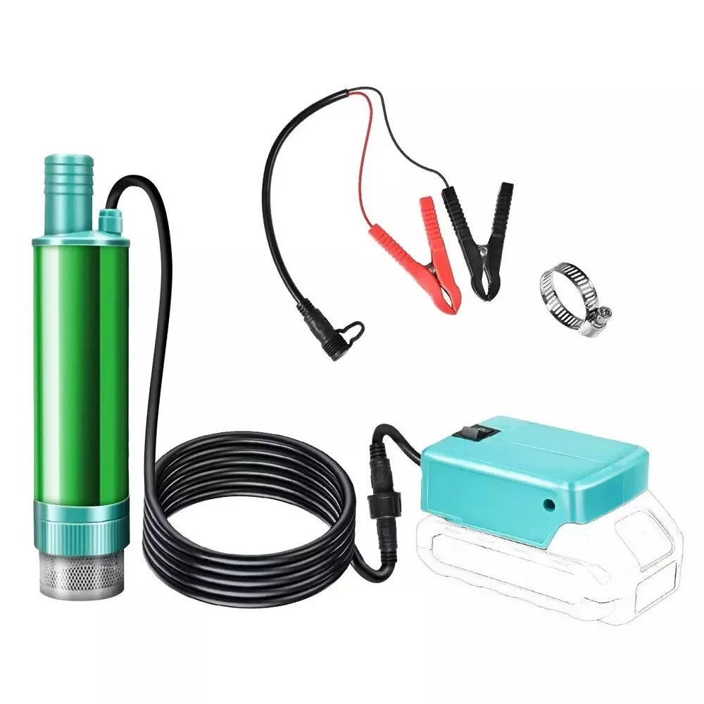 

Литиевый аккумуляторный насос 2,4 м для аккумулятора Makita 18 В BL1830/1840/1850/1860, 38 мм, беспроводной насос для перекачки воды на дизельном топливе, 40-60 л/мин