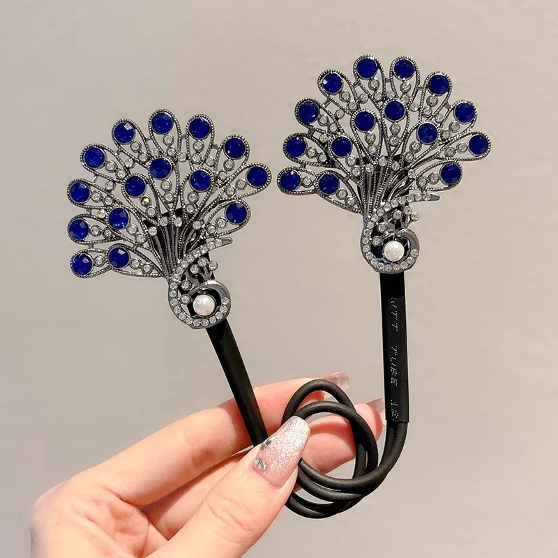 1 шт. модные высококачественные головные повязки с жемчугом и павлином для женщин