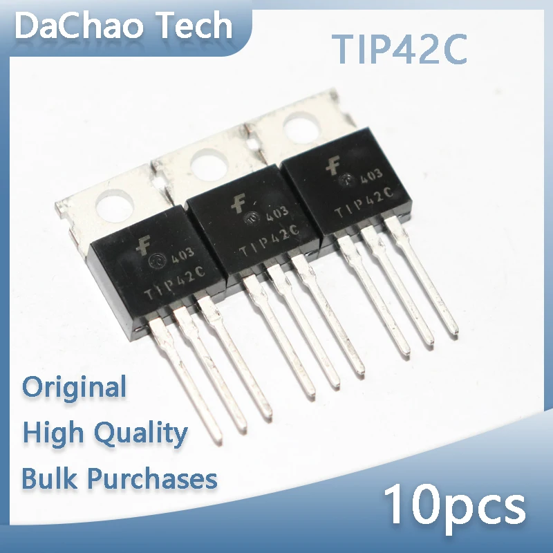 

10pcs TIP42C 6A 100V Fairchild Triode TO-220 Original New