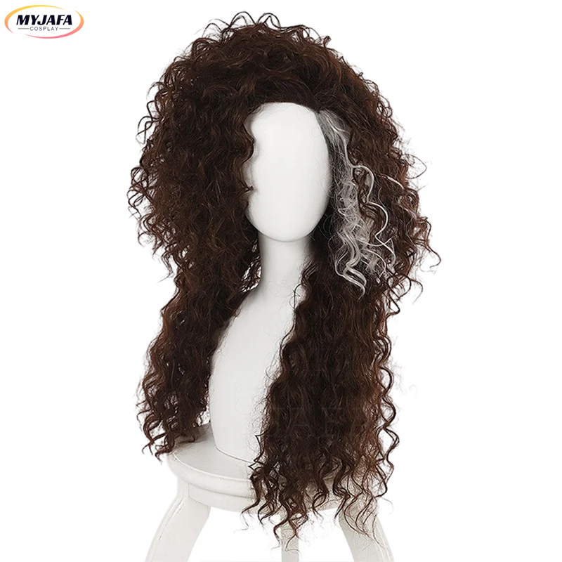 

Парик для косплея Bella Philosophy, длинные коричневые вьющиеся термостойкие синтетические волосы, искусственные волосы для ролевых игр на Хэллоуин