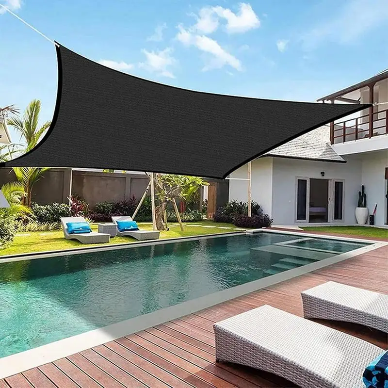 

Sun Shade Sails Canopy Rectangle shape Outdoor Awnings Camping shelter Cloth Backyard Sunshade Cover household accessories