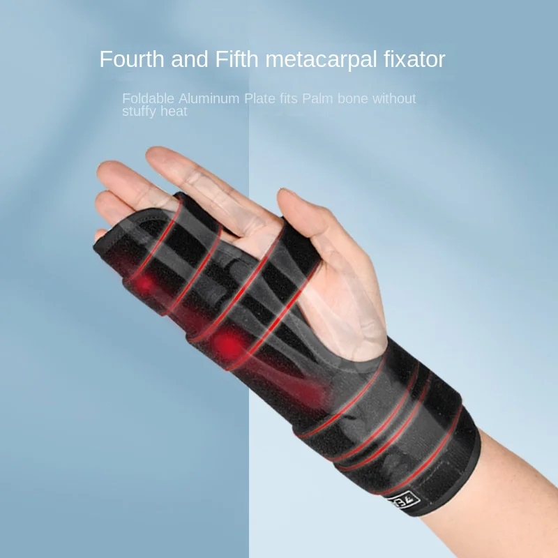 

Пятая Metacarpal защита от перелома пальцев поддержка ладони и пятен фиксатор запястья шина фиксация протектор забота о здоровье