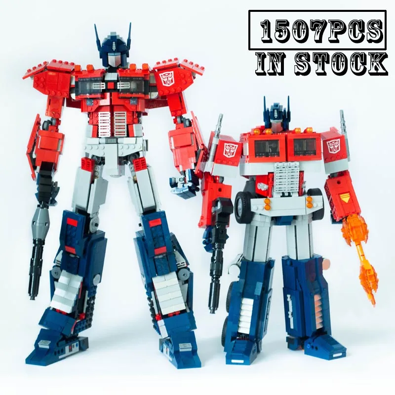 

2022 NEW 10302 Optimus Pobot Prime Technical Transformers Creative Expert Building Block Bricks Toys Boys Kids Birthday Gifts