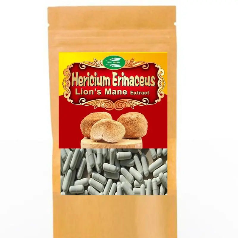 

120pcs, Lion's Mane Extract Hericium Erinaceus 30% Polysaccharide Capsule