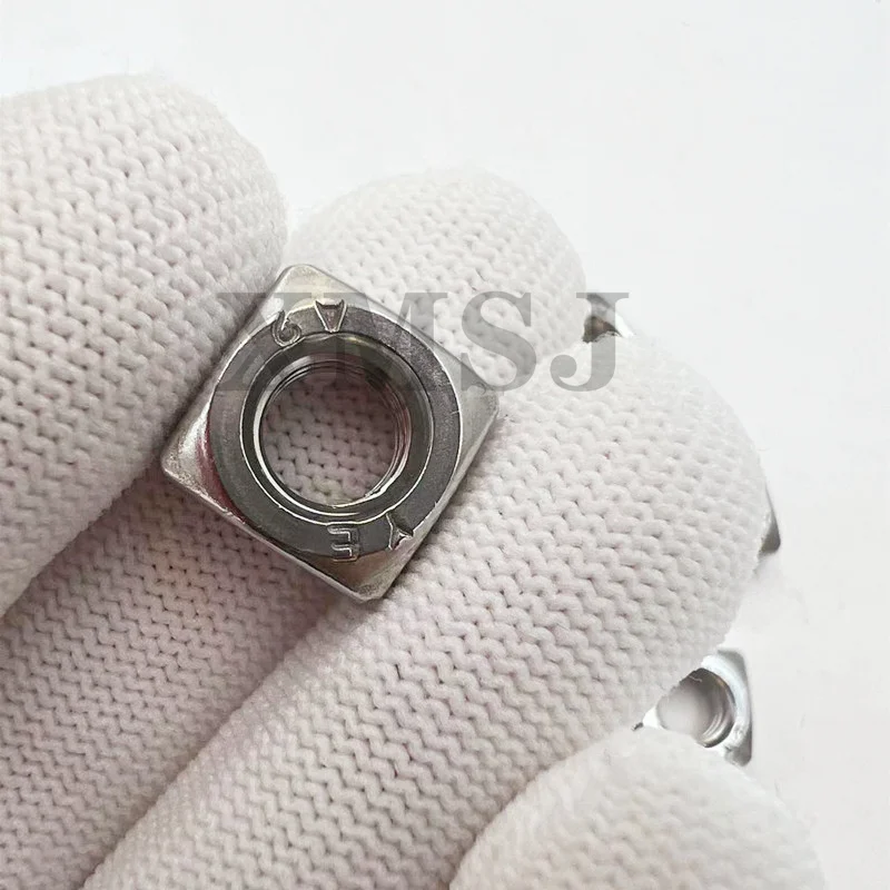 2/50 шт., квадратные гайки с метрической резьбой, нержавеющая сталь