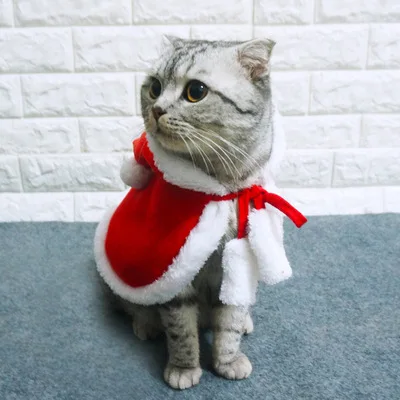

Hot Selling Pet Clothes Christmas Winter Pet Dog Clothes Christmas Dog Fashion Pet Clothes Cloak Christmas