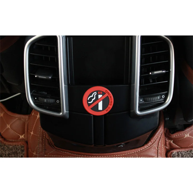 

1 шт., наклейки на автомобиль «не курить», 5 см