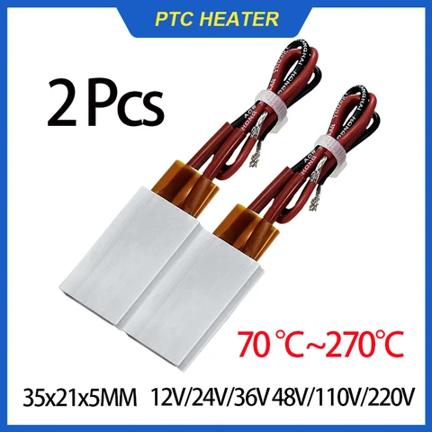 2 шт. PTC нагреватель постоянной температуры PTCYIDU 35*21