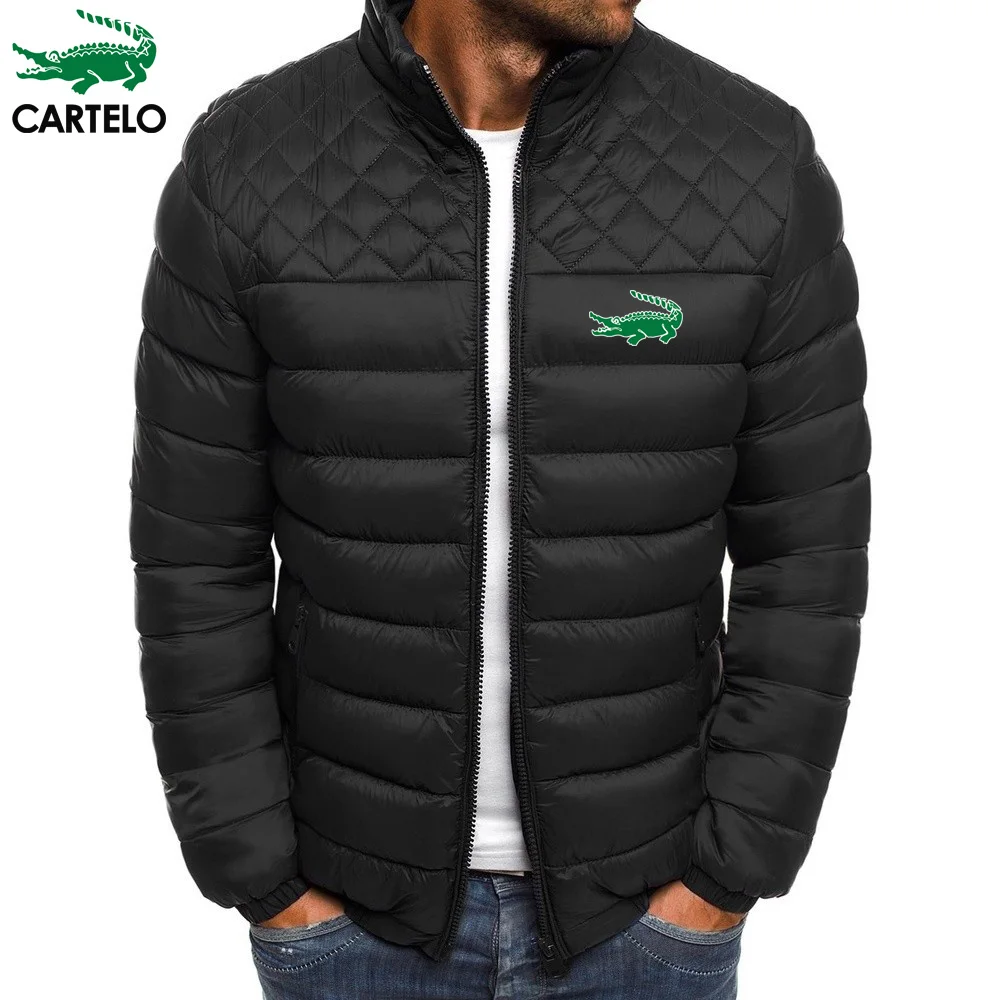 2022 New Men's Windbreaker Winter Coat Quilted Down Jacket Coat Casual Zipper Warm Aviator Coat Casual Fashion Padded Clothes