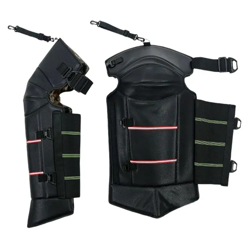 

Защита для колена мотоциклетная с плюшевой подкладкой и защитой от ветра