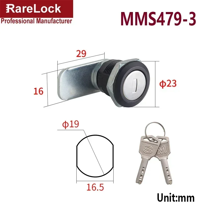 

Водонепроницаемый кулачковый замок Rarelock MMS479