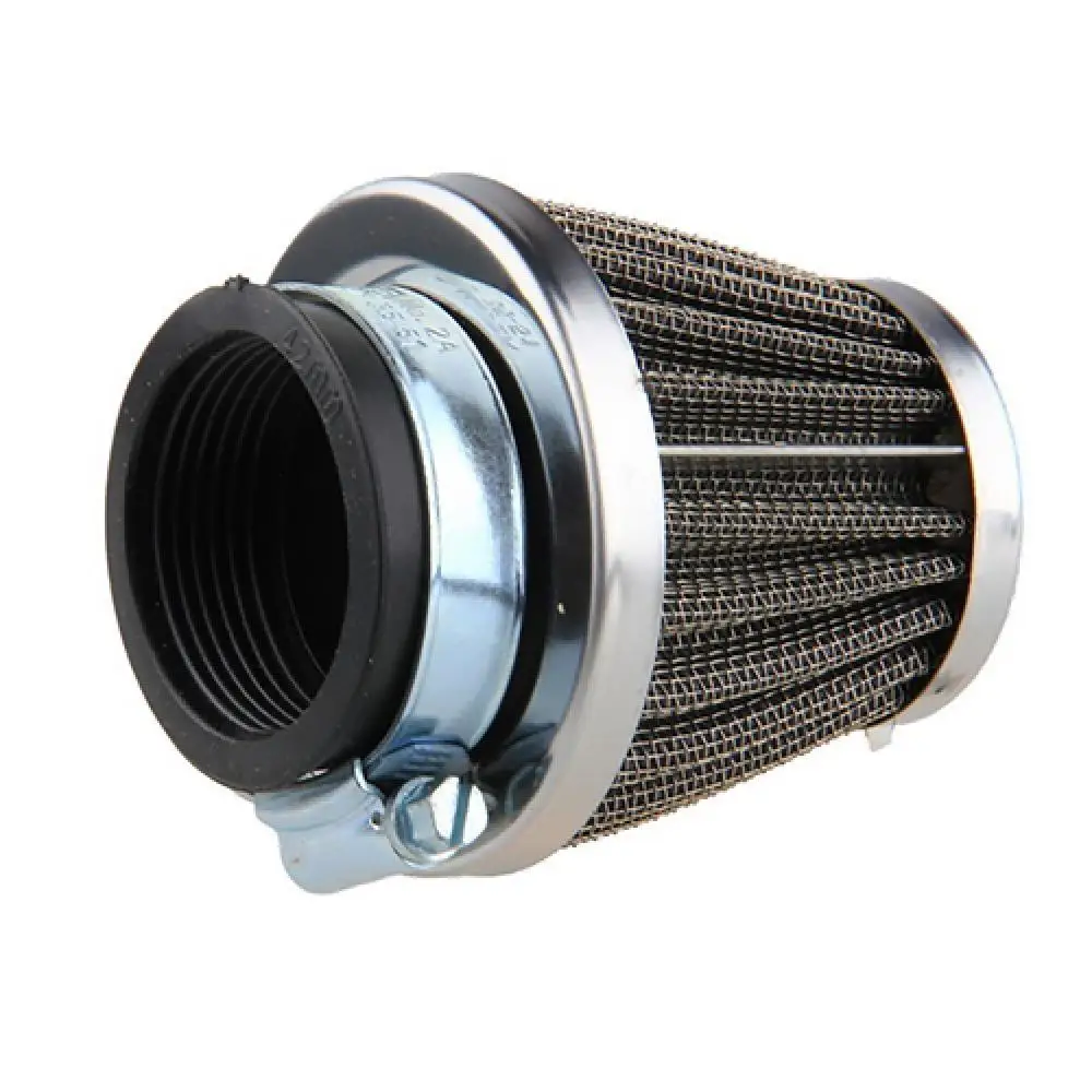 

Air Filter Metal Motorcycle Accessories Oval Metallic Clamp-on Refit Intake Funnel Air Filter