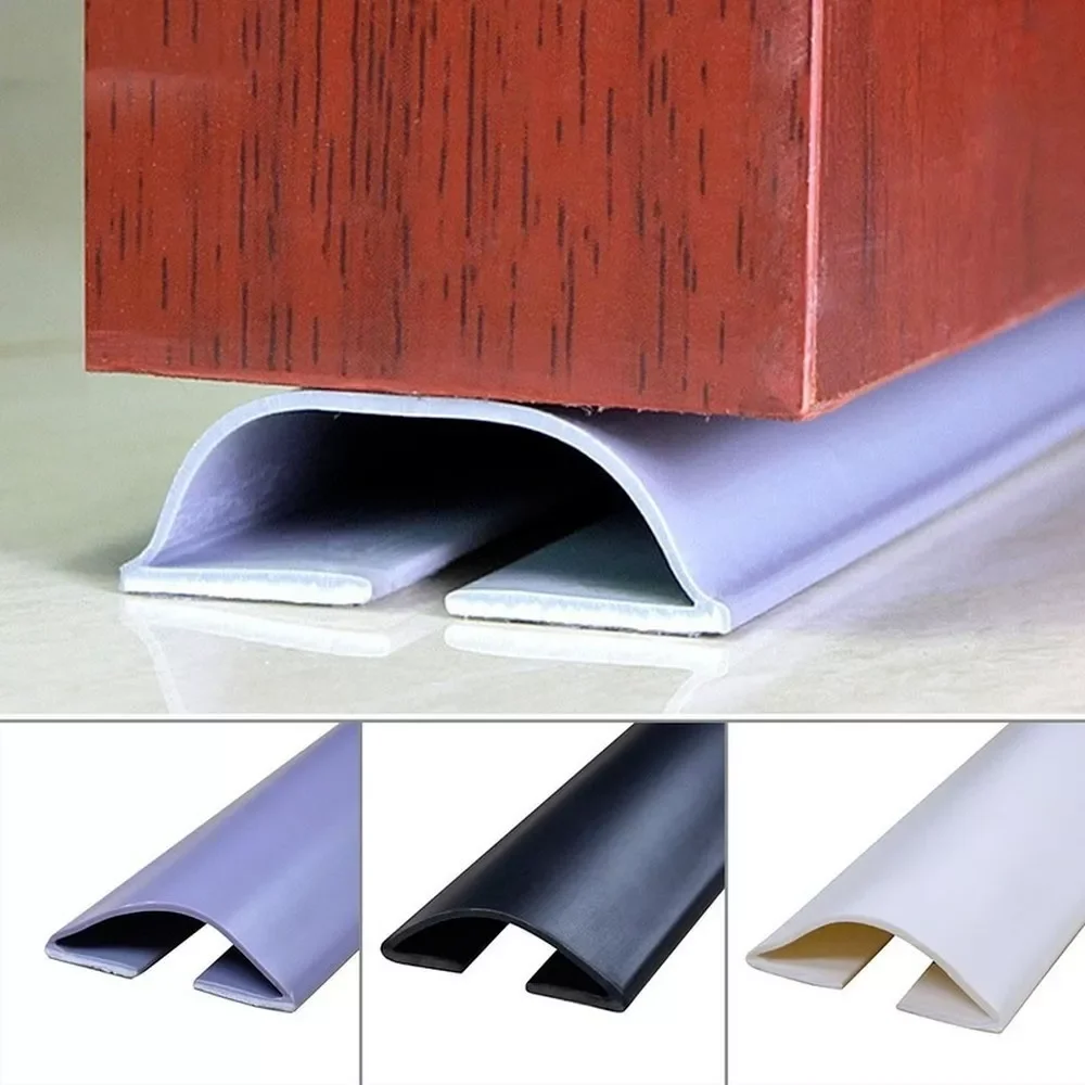 

Door Draft Stopper Sealing Strip Sound Proof Noise Reduction Draft Stopper Dust Proof Flexible Bottom Seal Strip Gap