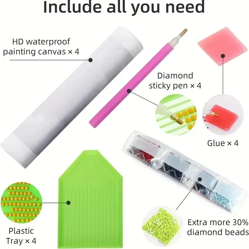 Современная картина Simple2024 сделай сам 5D Вышивка крестиком внутреннее украшение