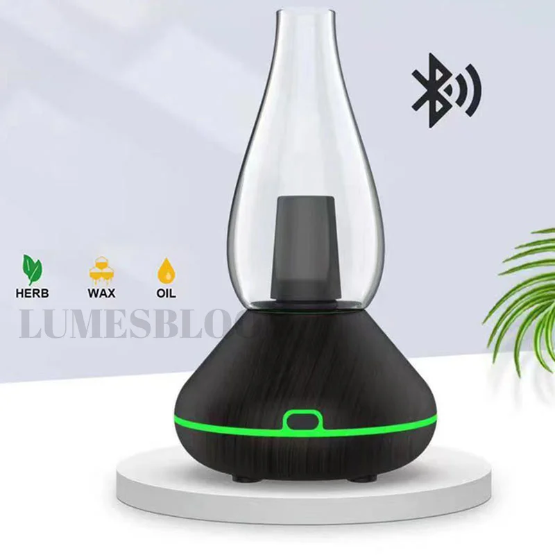 

Деревянный Bluetooth светильник