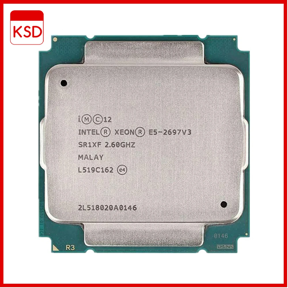 

Intel Xeon E5-2697 v3 E5 2697 v3 E5 2697v3 2.6 GHz Fourteen Cores Twenty-eight Threads 35M 145W 22nm CPU Processor LGA 2011-3