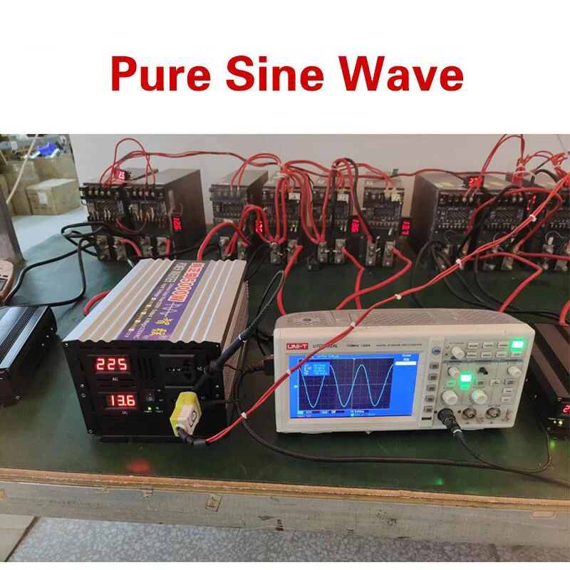 Инвертор немодулированного синусоидального сигнала 5 кВт 6 8 вход 12 В 24 48 выход 220 50