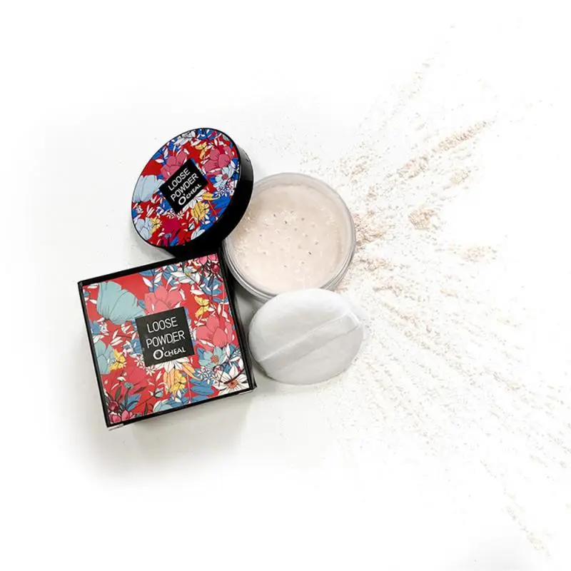

O'CHEAL 2 Color Loose Face Powder Makeup Transparent Waterproof Oil-control For Facial Modification Blemishes Cosmetics