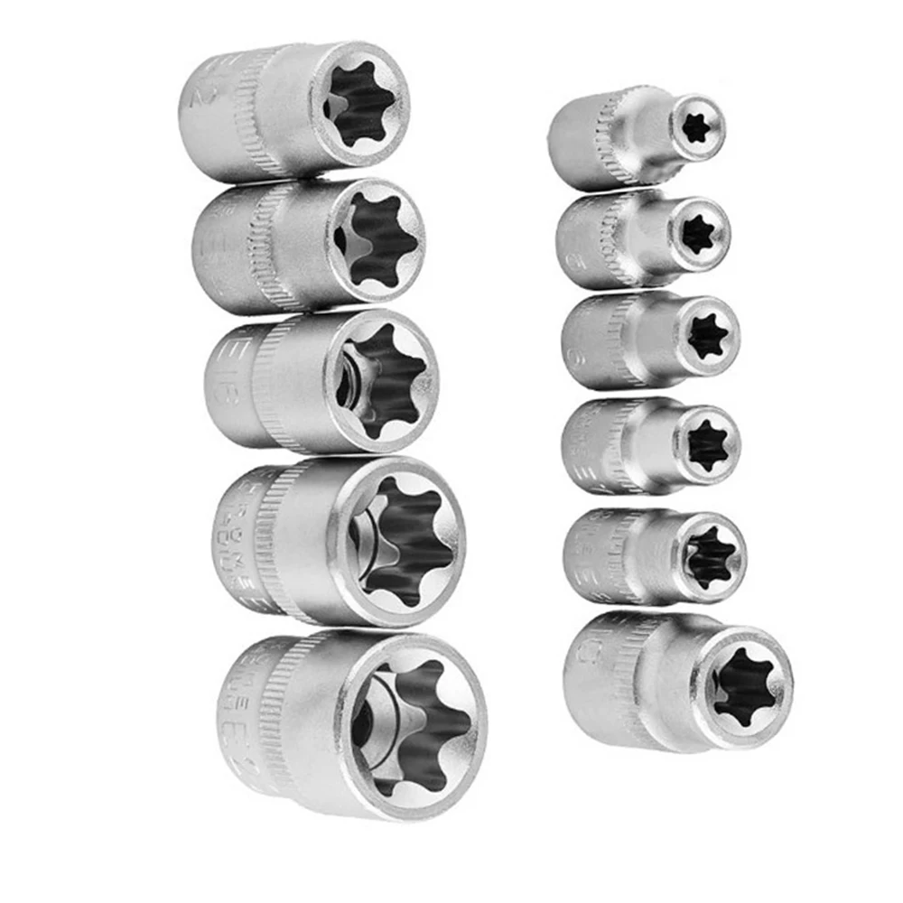 Набор шестигранных звездообразных головок и сверл Torx мужские/женские безопасные