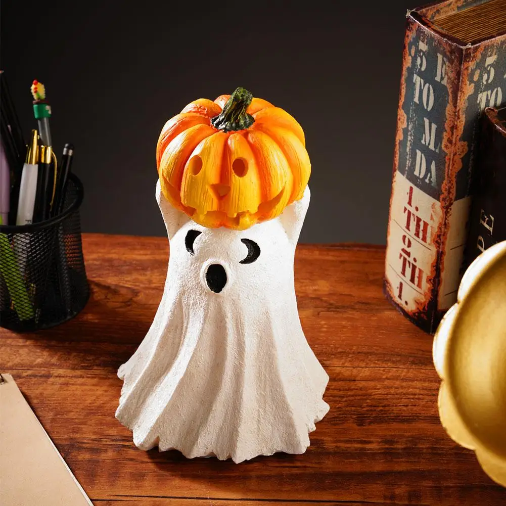 

Halloween Miniatures Outdoor Kit Fairy Garden Mini Ornaments Witch Ghost Pumpkin Decor 2023 Resin Figurine Graveyard M0J5