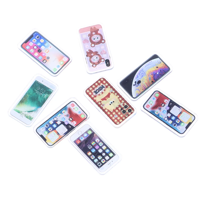 

1:12 Scale Miniature Dollhouse Mobile Phone Model for BJD OB11 Blyth Doll Houes Decoration Accessories