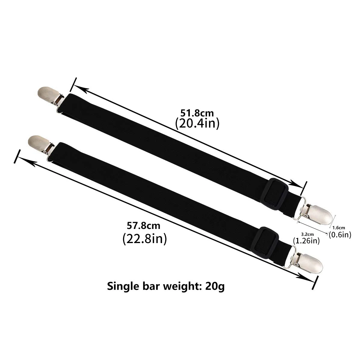 Регулируемый эластичный чехол для матраса 2 шт