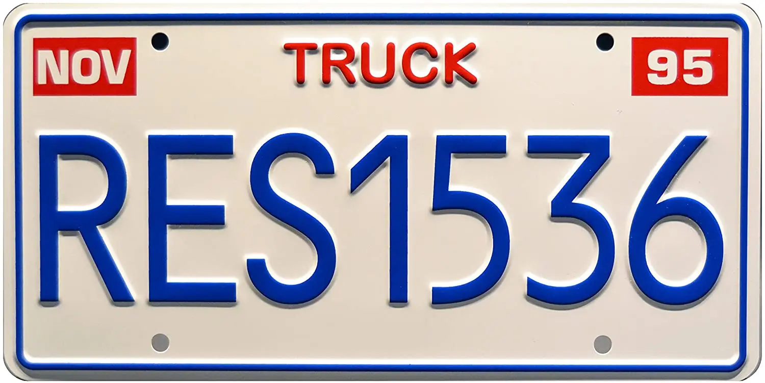 

Celebrity Machines Toy Story | RES1536 | Metal Stamped License Plate