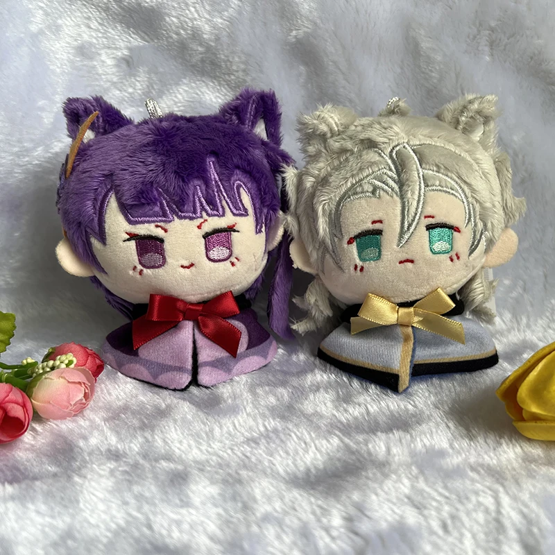 

Genshin Impact Kawaii Dolls Room Decor Genshin Albedo Raiden Shogun Toy Desk Ornament Home Decoration