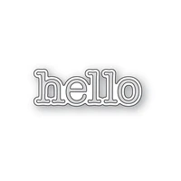 2022 new hello daily script metal cutting dies diy scrapbooking greeting cards paper album crafts decoration embossing molds